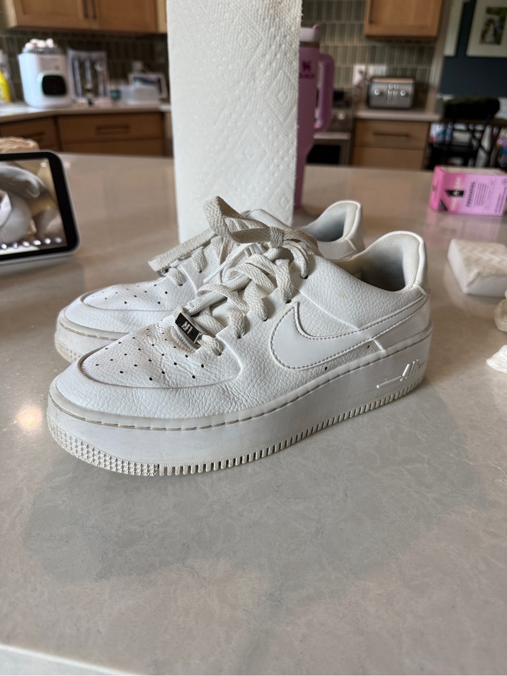 Nike White Air Force 1 Sage Low Women’s 8